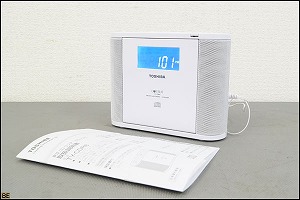 美品◇東芝 TY-CDR8 クロック付 CDラジオ コンポ オーディオ機器 